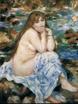 Pierre Auguste Renoir : Seated Nude